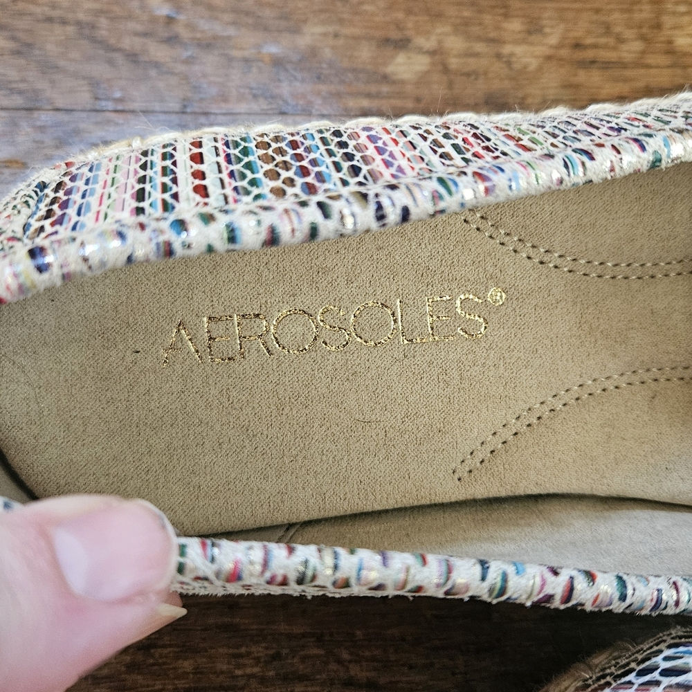 Aerosoles Multicolor Slip On Espadrilles - Picture 6 of 9